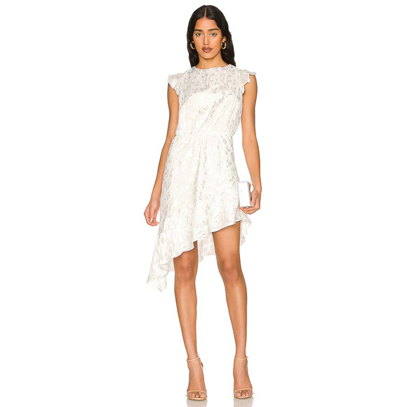 Amanda Uprichard Revolve Ibiza Dress in White Chanterelle Size Medium - Picture 1 of 10